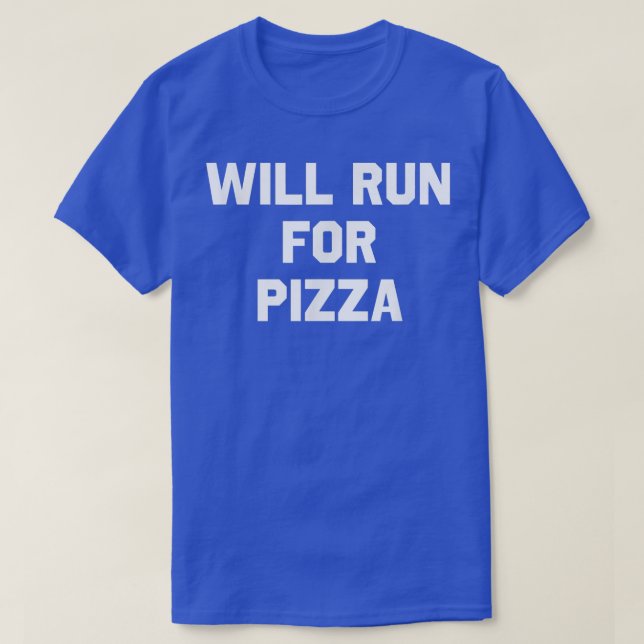 Wird für Pizzafunny Running T-Shirt Spaß 36105978  (Design vorne)