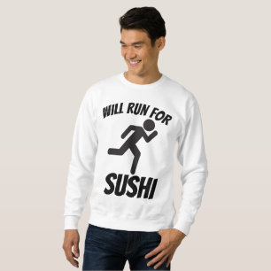 WIRD FÜR SUSHI, Funny T - Shirt laufen