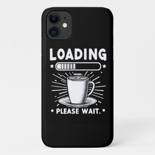 Wird geladen Bitte warten Sie auf Kaffee lustiger  Case-Mate iPhone Hülle