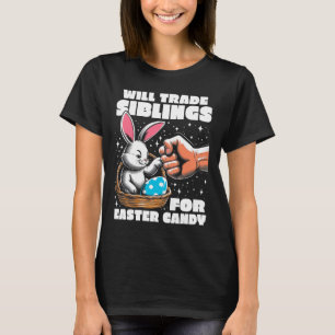 Wird Geschwister für Osterhasen Candy Oaster Bunny T-Shirt