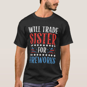 Wird Handelsminister für Feuerwerke 4. Juli Femini T-Shirt