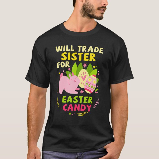 Wird Handelsminister Ostern Candy Funny Ostern Da T-Shirt (Vorderseite)