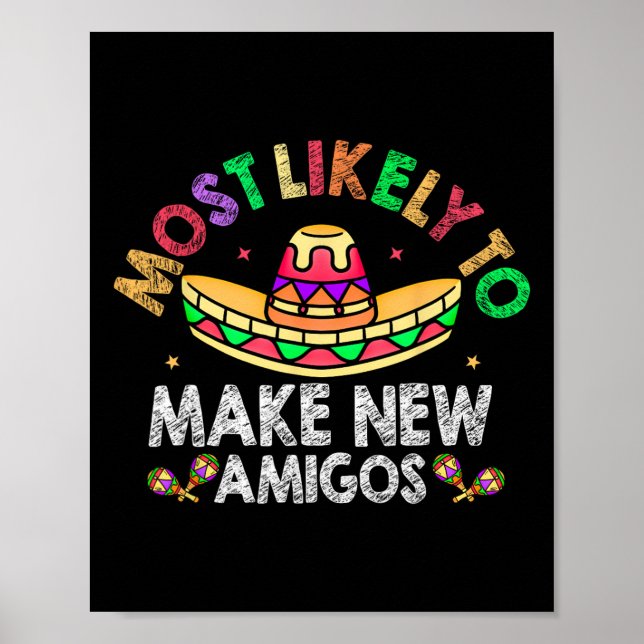 Wird höchstwahrscheinlich neue Amigos-Sombrero-Fun Poster (Vorne)