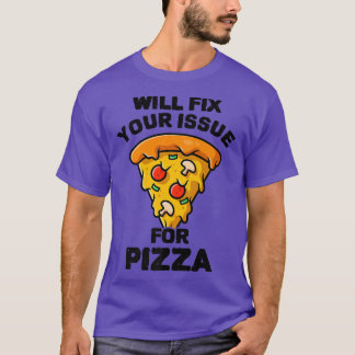 Wird Ihre Ausgabe für Pizza essen Pizza Italienisc T-Shirt
