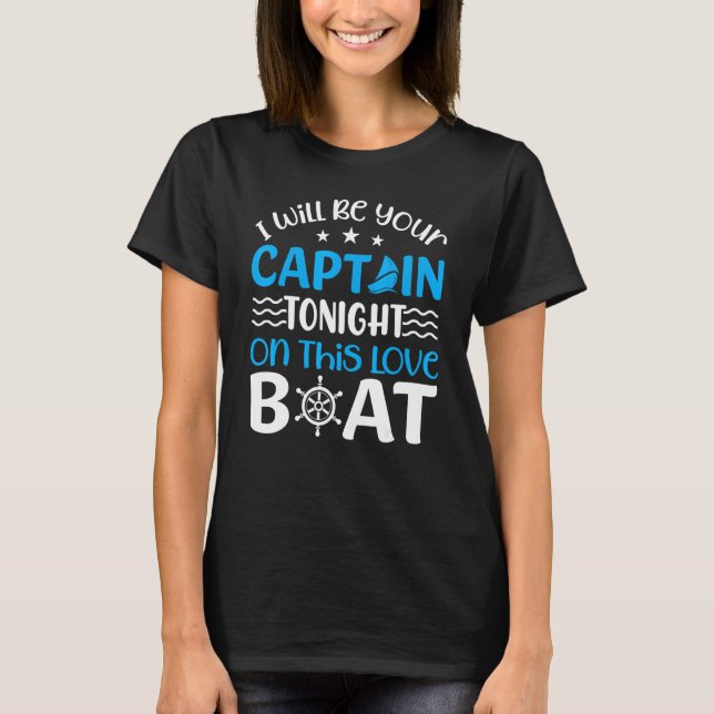 wird Kapitän auf Kreuzfahrtschiff Gr T-Shirt (Vorderseite)