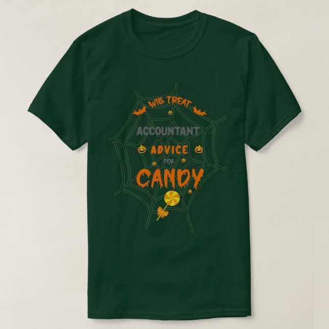 Wird Leckerei Buchhalterberater für Candy Funny Ha T-Shirt (Design vorne)