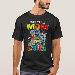 Wird Mama für Monster Truck Dinosaurier eintausche T-Shirt