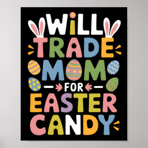 Wird Mama für Osterkerzeneier Kids Boys Gir Poster