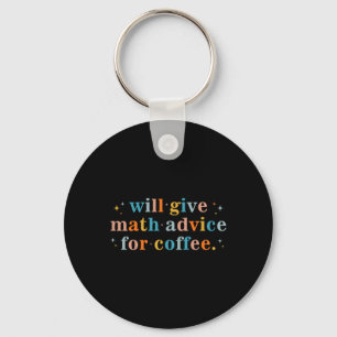 Wird Mathe-Tipps gegen Kaffee geben Mathematik zur Schlüsselanhänger