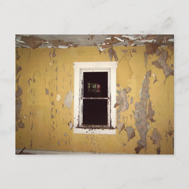 Wird mit der Ansichtskarte abgebrochen Postkarte (Vorderseite)