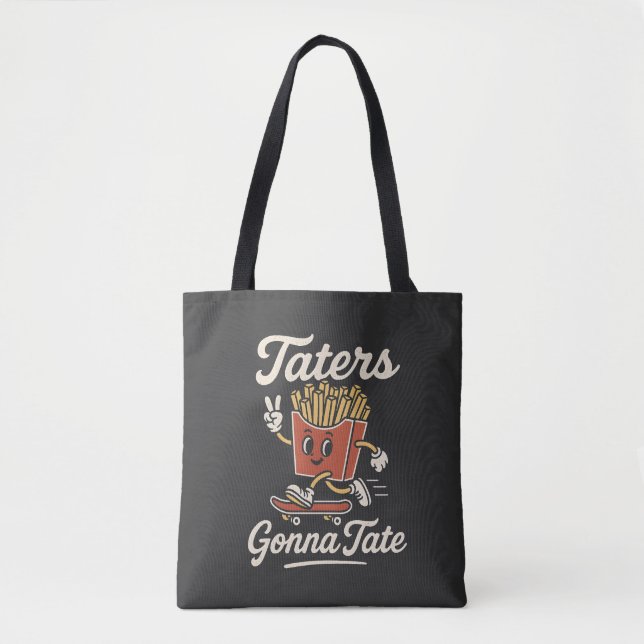 Wird Mit Pommes Frites Witziges Kartoffel-Pun Grap (Vorderseite)