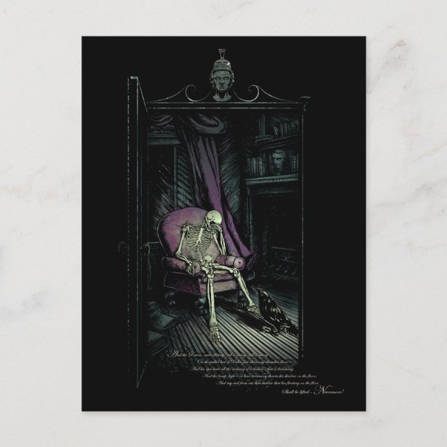 wird nie mehr angehoben postkarte (Vorderseite)