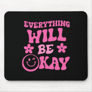 Wird Ok Retro Groovy Bewusstsein für psychische Ge Mousepad