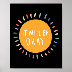 Wird Okay Sein Psychische Gesundheitsprobleme Insp Poster