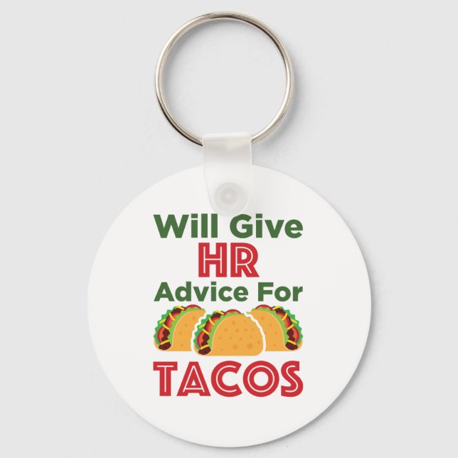 wird Personalberatung für das Personal von Tacos e Schlüsselanhänger (Vorderseite)