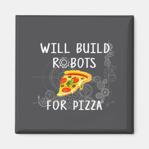 Wird Roboter für Zza Funny Robotics bauen Magnet