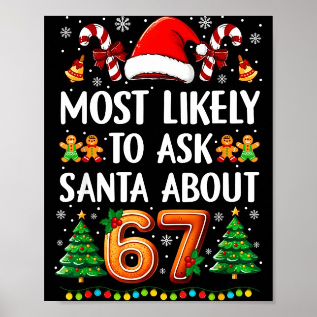 Wird Santa Claus aller Wahrscheinlichkeit nach übe Poster (Vorne)