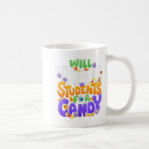 Wird Schüler für Candy Lehrer Niedlich Hallowage t Kaffeetasse