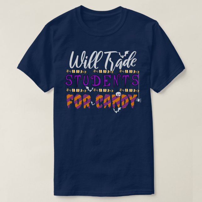 Wird Schüler gegen Bonbons tauschen T-Shirt (Design vorne)