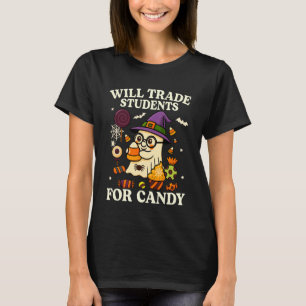 Wird Schüler gegen Süßigkeiten tauschen Lehrer Gei T-Shirt