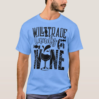 Wird Süßigkeiten für Wein, Funny Ghost Trick oder  T-Shirt