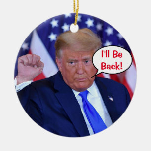 Wird Trump 2024 zurück sein Keramik Ornament