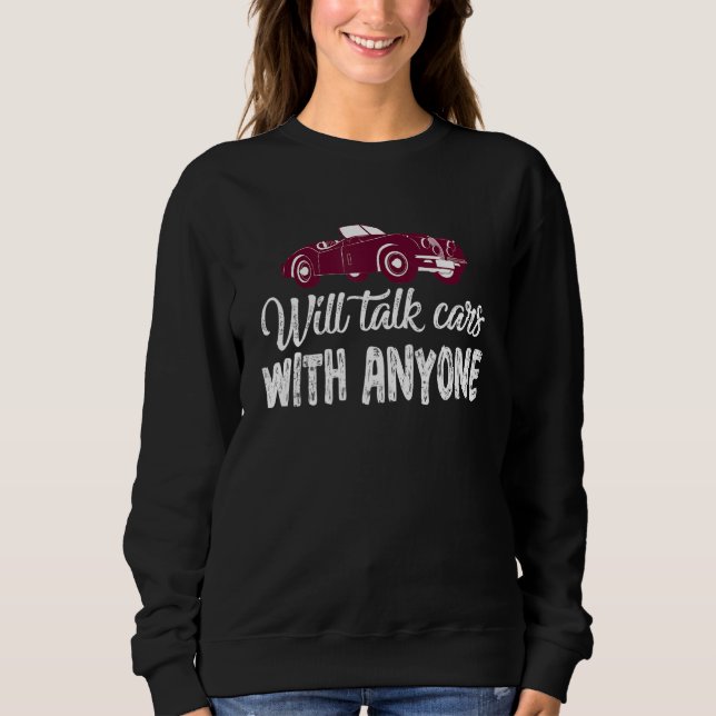 wird über Autos mit jedem lustigen Automobildesign Sweatshirt (Vorderseite)