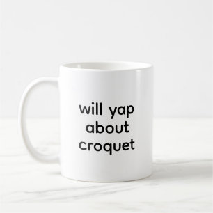 Wird über Croquet-Liebhaber lustig machen Kaffeetasse