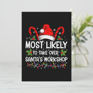 Wird wahrscheinlich Santas Werkstatt Weihnachten ü Einladung