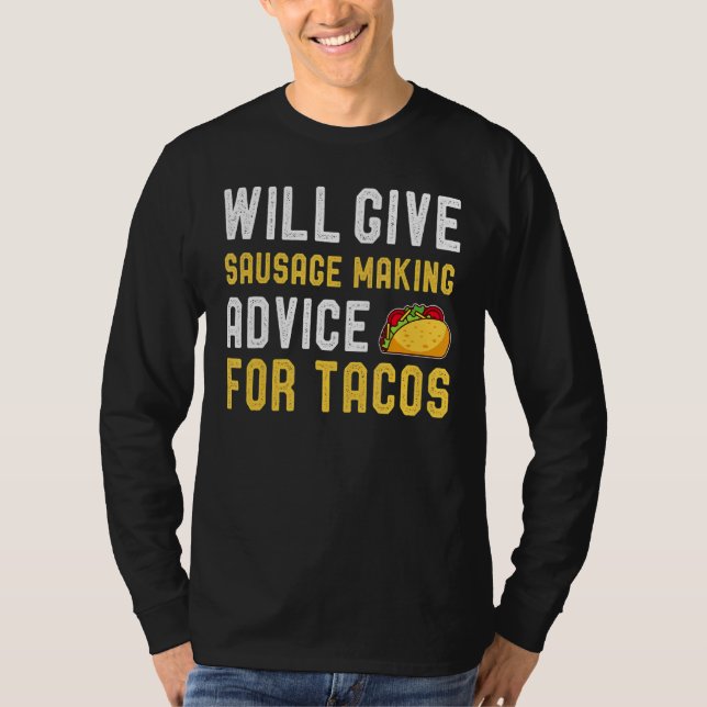 wird Wurst Ratgeber für Taco Mexican F T-Shirt (Vorderseite)