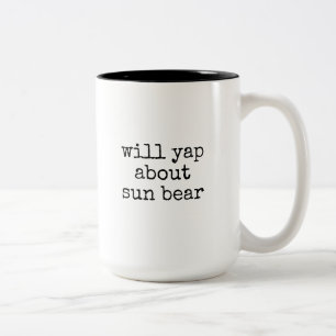 Wird Yap über Sun Bear Lover lustig machen Zweifarbige Tasse