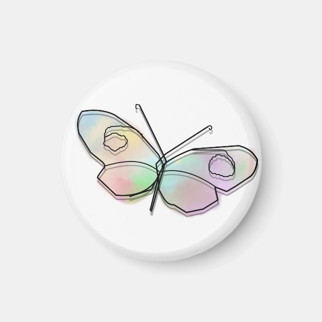 Wire Butterfly Magnet (Vorne)