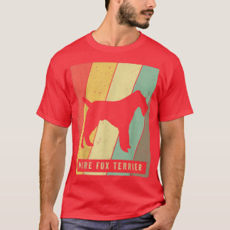 Wire Fo Terrier Dog Retro Vintage T-Shirt