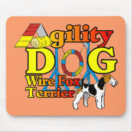 Wire_Fox_Terrier_Agility_ Mousepad