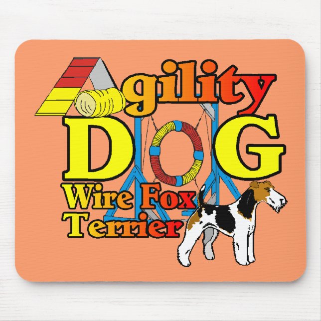 Wire_Fox_Terrier_Agility_ Mousepad (Vorne)
