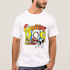 Wire_Fox_Terrier_Agility_ T-Shirt