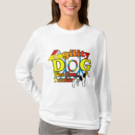 Wire_Fox_Terrier_Agility_ T-Shirt