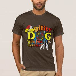 Wire_Fox_Terrier_Agility_ T-Shirt