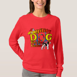 Wire_Fox_Terrier_Agility_ T-Shirt