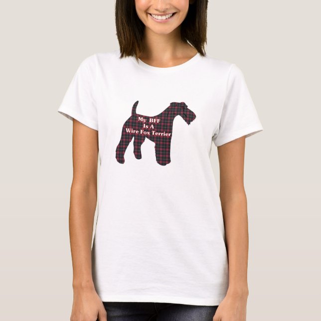 Wire Fox Terrier BESTE FREUNDIN Apparel T-Shirt (Vorderseite)