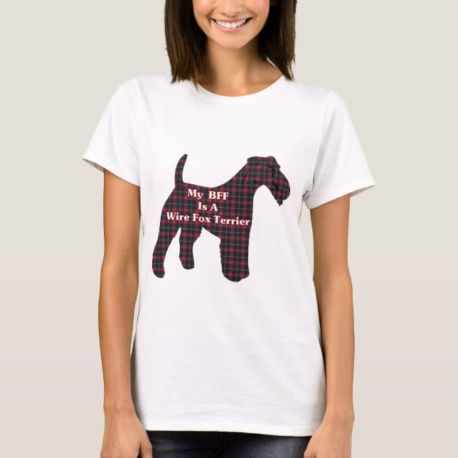 Wire Fox Terrier BESTE FREUNDIN Geschenke T-Shirt (Vorderseite)