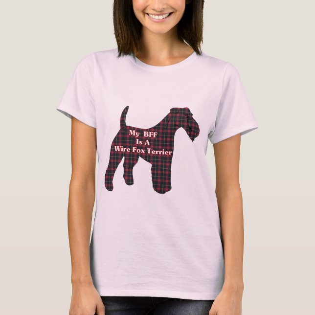 Wire Fox Terrier BESTE FREUNDIN Geschenke T-Shirt (Vorderseite)