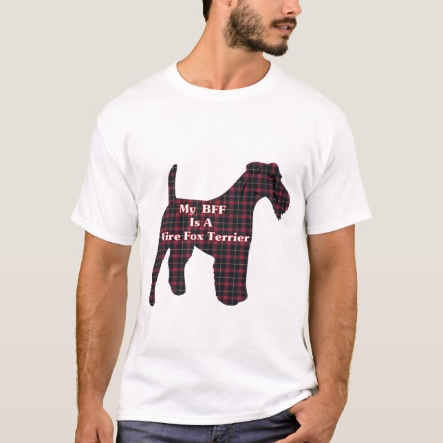 Wire Fox Terrier BESTE FREUNDIN Geschenke T-Shirt (Vorderseite)