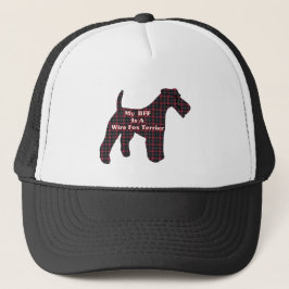 Wire Fox Terrier BESTE FREUNDIN Hat Truckerkappe