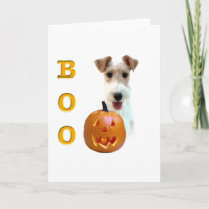 Wire Fox Terrier Boo Karte