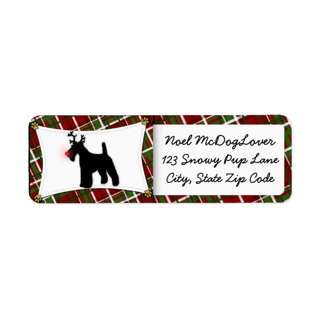 Wire Fox Terrier Christmas (Vorne)