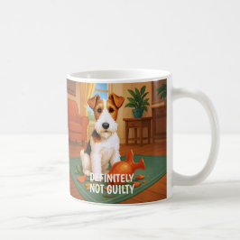 Wire Fox Terrier - Definitely Not Guilty Kaffeetasse
