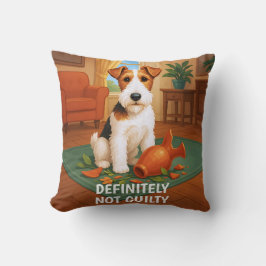 Wire Fox Terrier - definitiv nicht haftbar Kissen