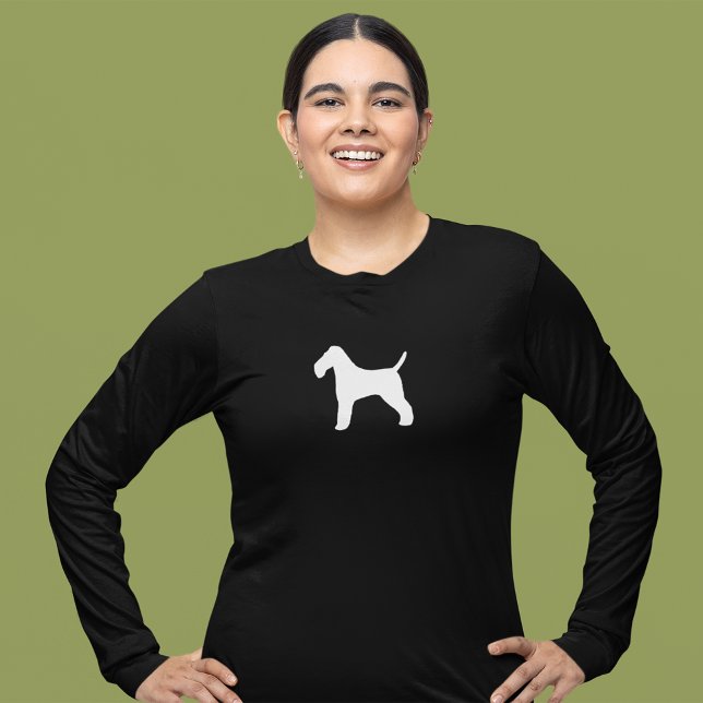 Wire Fox Terrier Dog Rasse Silhouette T-Shirt (Von Creator hochgeladen)