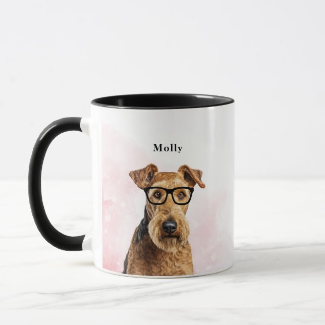 Wire Fox Terrier Dog Tasse (Links)